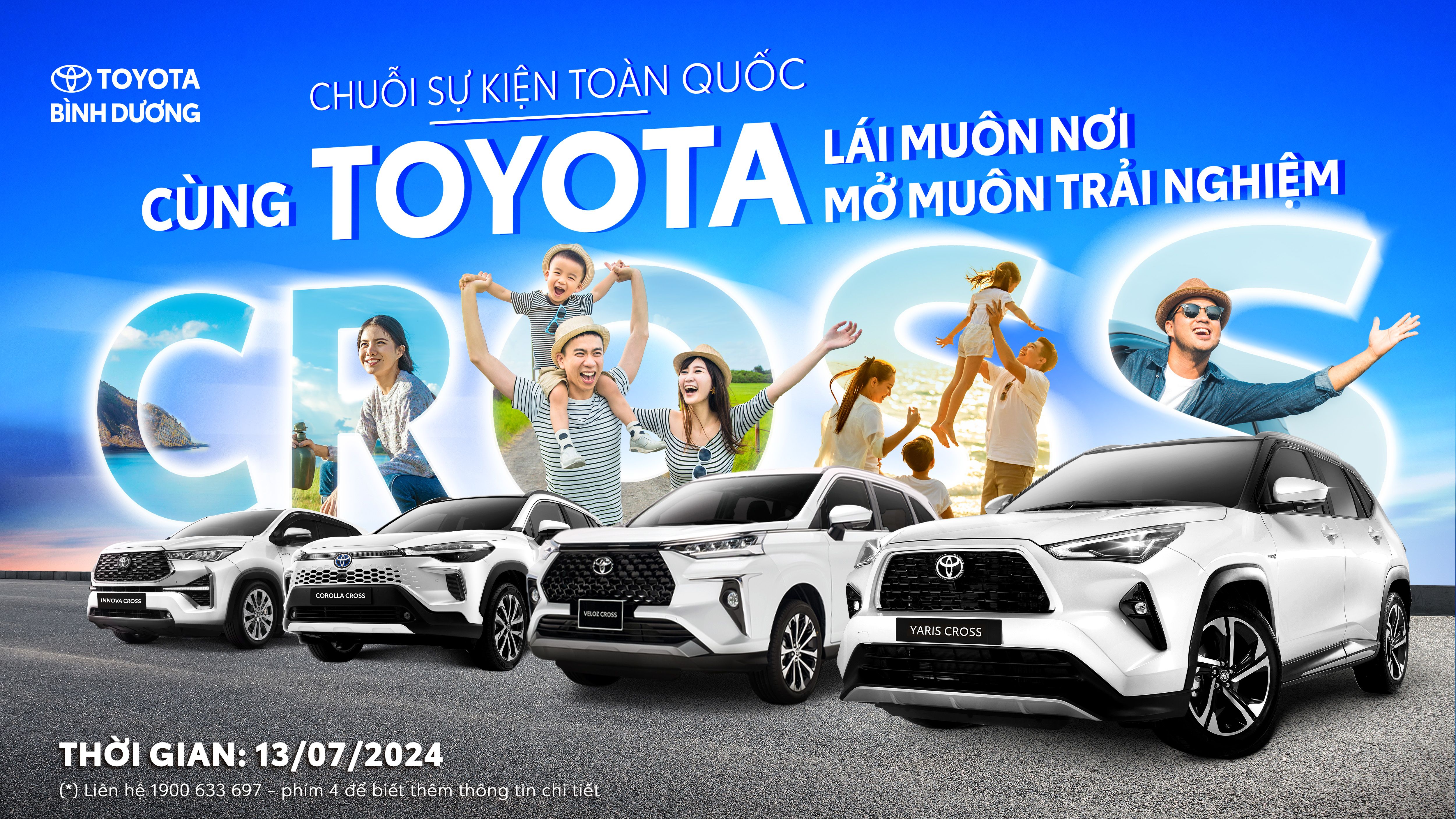 LÁI THỬ CÁC MẪU XE CROSS NHÀ TOYOTA