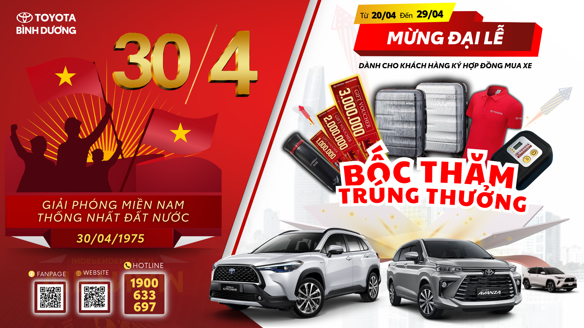 Tuần Lễ Siêu Sale 30 tháng 4 tại Toyota Bình Dương