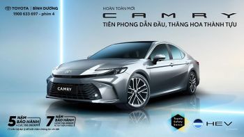 TOYOTA CAMRY MỚI NHẬN XE GIAO SỚM THÁNG 12 - TOYOTA BÌNH DƯƠNG