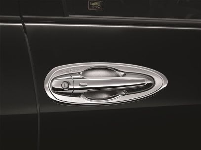 Bộ ốp tay cửa mạ Crôm  4 cửa (Có viền mạ Chrome)