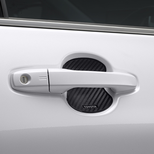 Ốp hõm tay cửa vân Cacbon